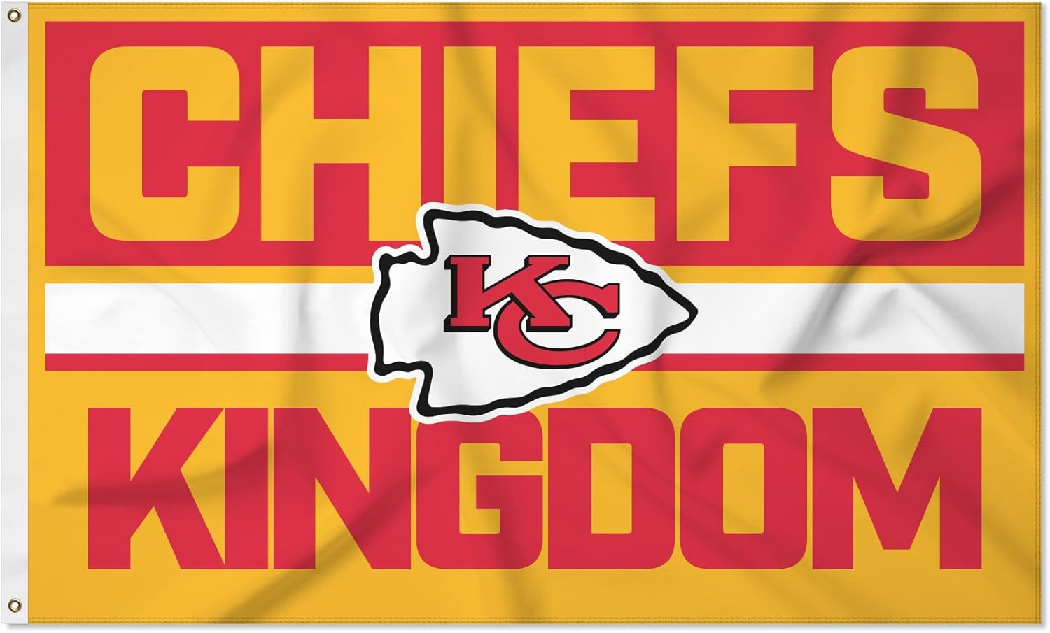 Rico Industries NFL Football Bold 3' x 5' Banner Flag Single Sided - Indoor or Outdoor - Home Dé... | Amazon (US)