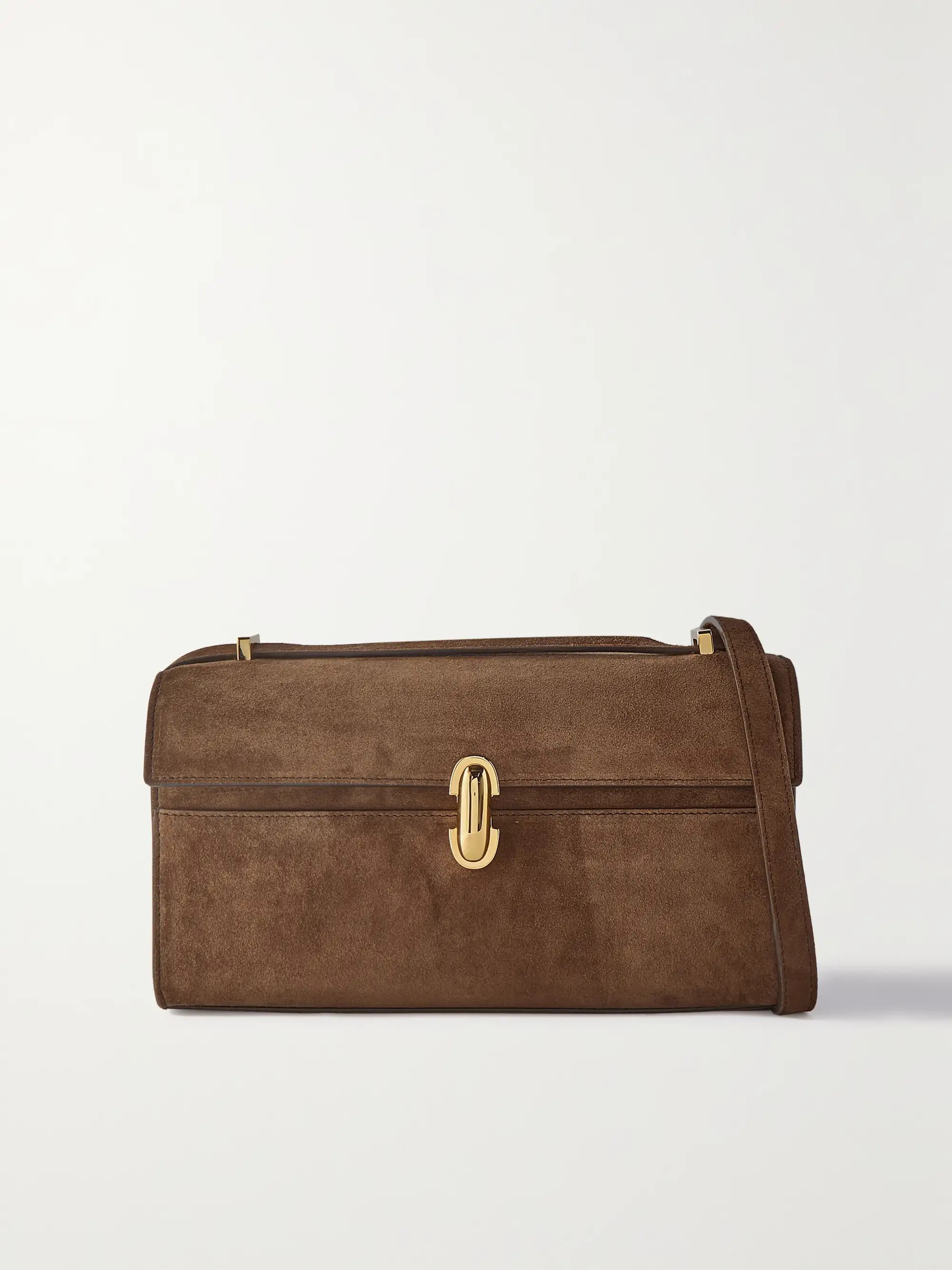 SAVETTE Symmetry 26 suede shoulder bag | NET-A-PORTER | NET-A-PORTER (UK & EU)
