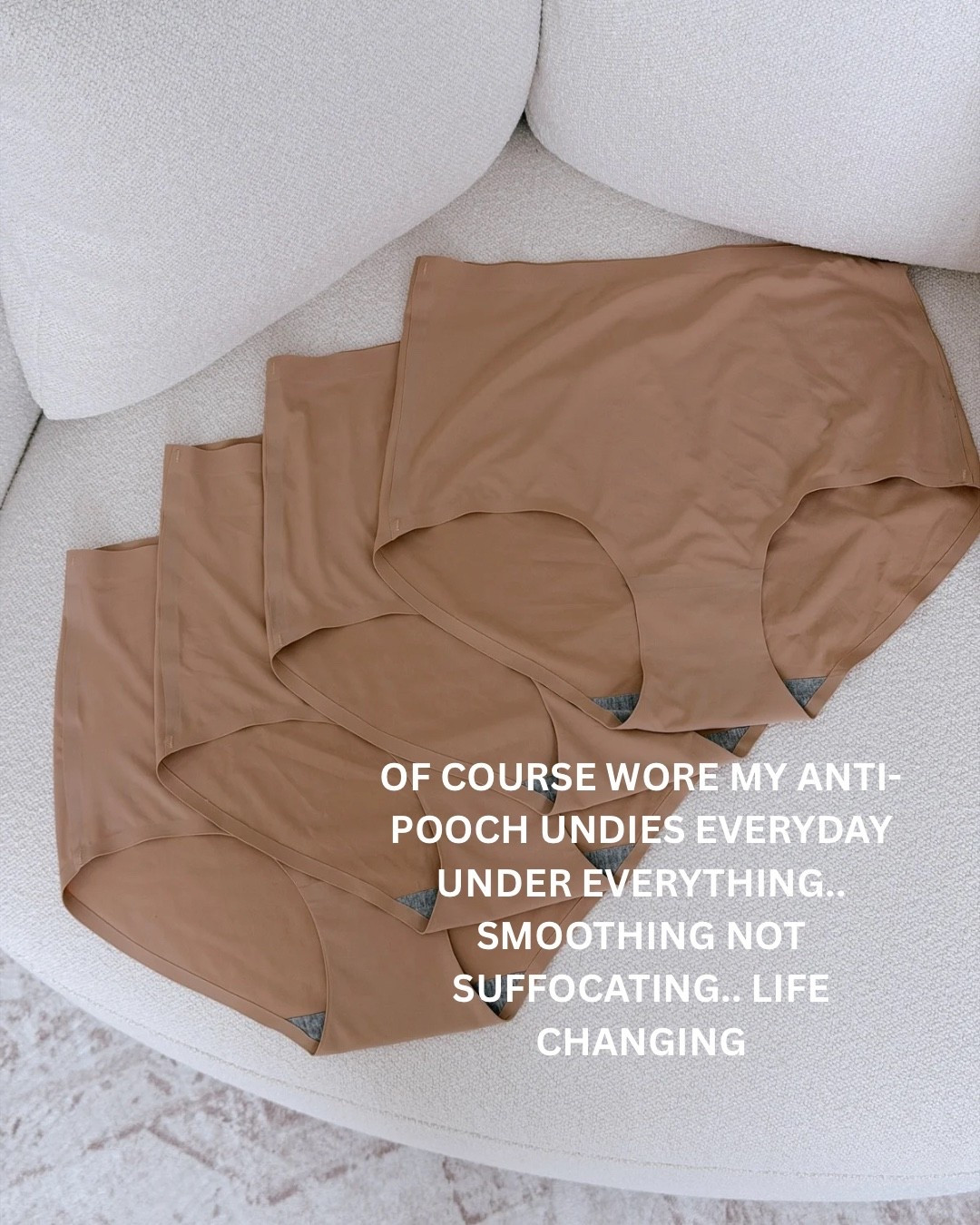 The BEST anti-pooch underwear.. smoothing not suffocating.. I wear a large

#LTKootd #LTKmomlife #LTKMidsize