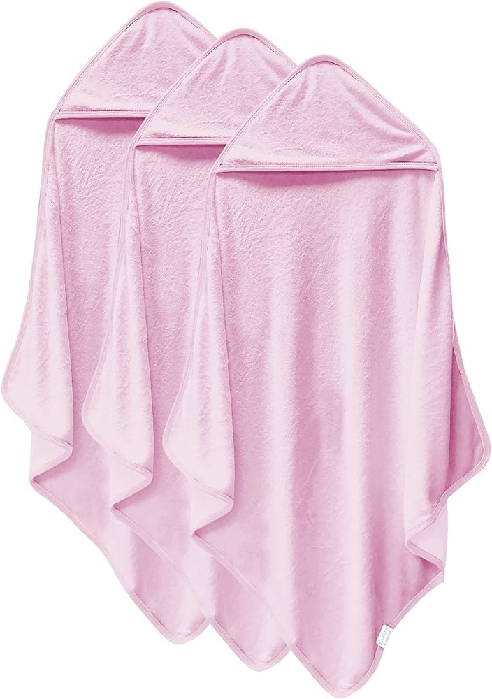 Cosy Family 3 Pack Baby Hooded Towels, Rayon Made from Bamboo, Ultra Soft Unisex Bath Towels for ... | Amazon (US)