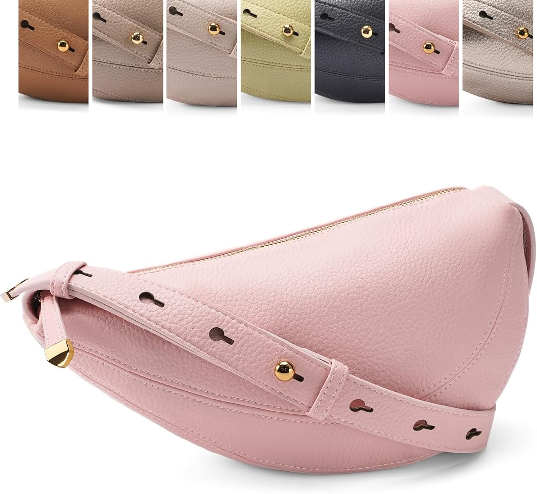Crossbody Sling Bag for Women Crescent Bags Vegan Cross body Purses Dumpling Bag Small Travel wit... | Amazon (US)