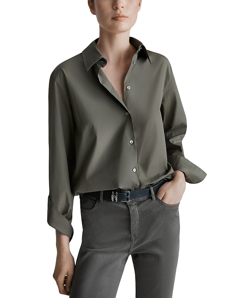 Marella Frizzo Olive Blouse | Bloomingdale's (US)