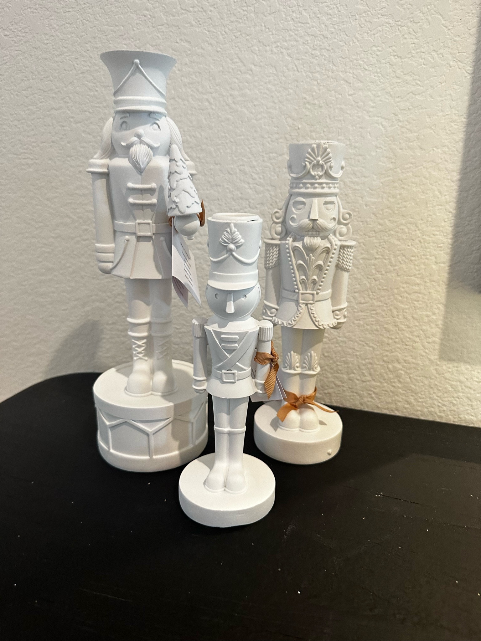 White modern Nutcracker decor 

#LTKstyletip #LTKhome #LTKHoliday