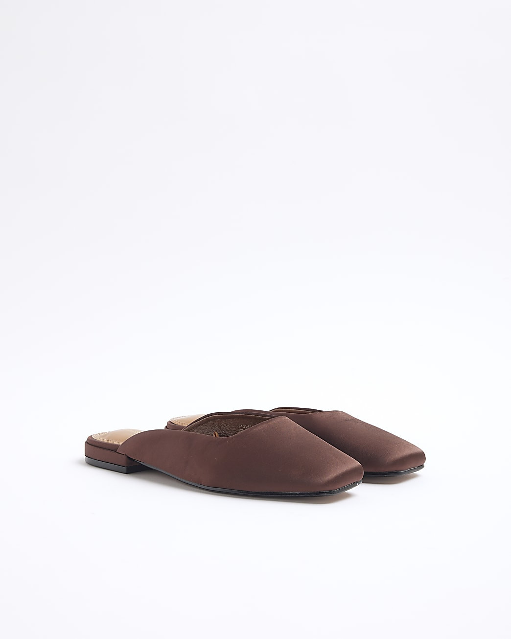 Brown Backless Flat Slip On Shoes | River Island (UK & IE)