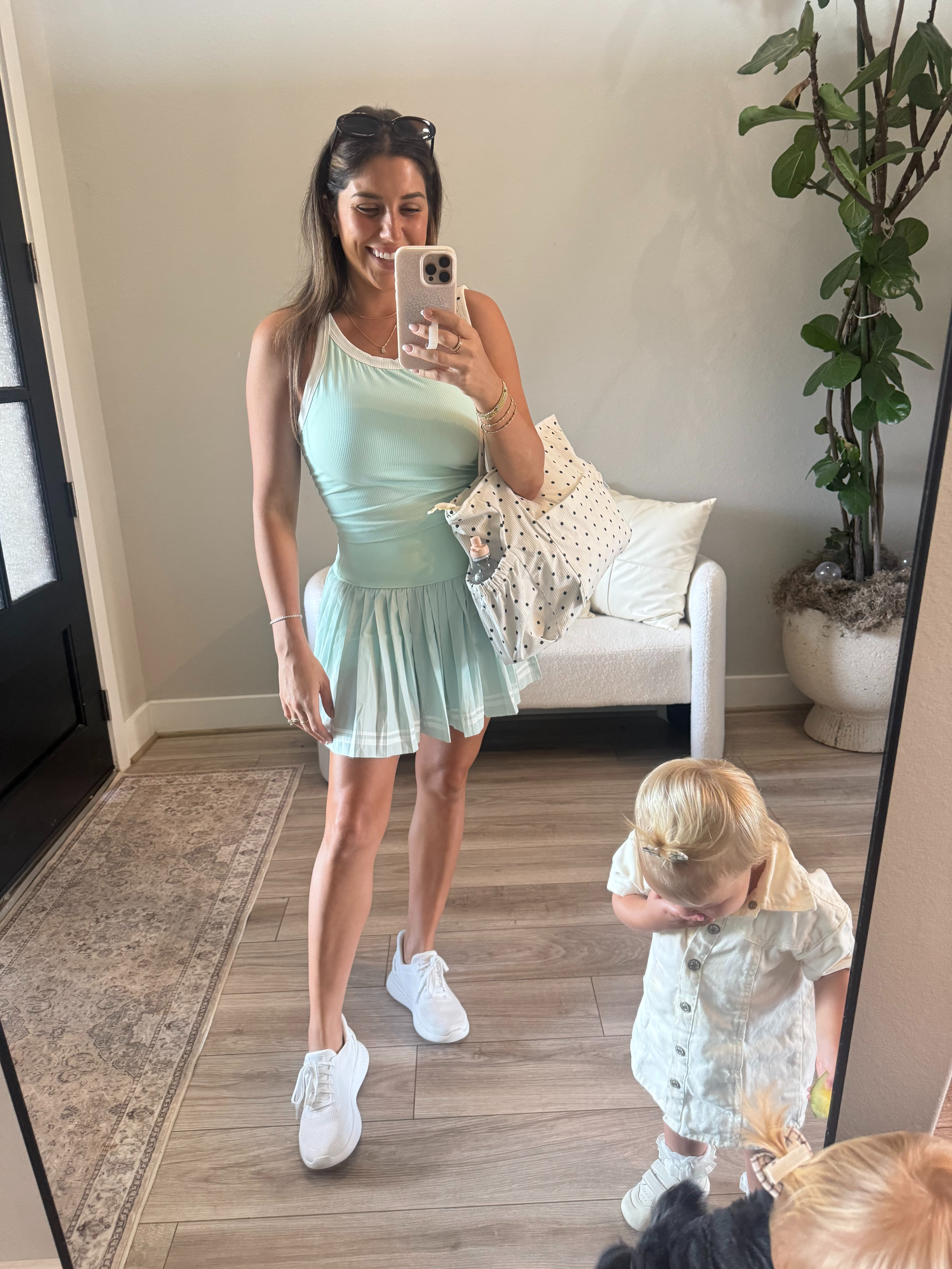 This tennis outfit is so cute! Love the color & the fit

Looks like a dress, but it's set - I'm wearing a size M 

 #LTKgrwm #LTKootd #LTKmomlife