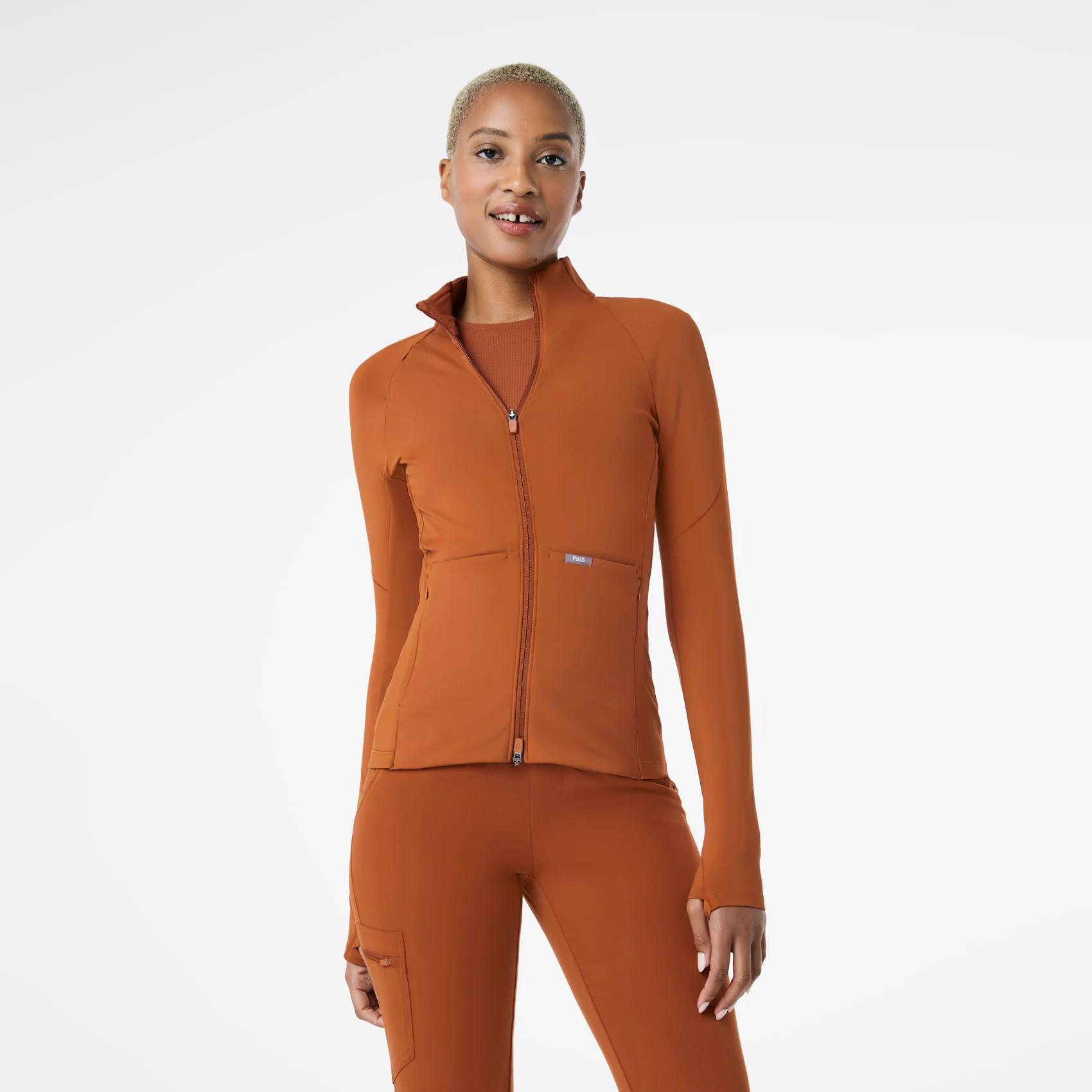 Women's ContourKnit Scrub Jacket™ - Dirty Chai · FIGS | FIGS