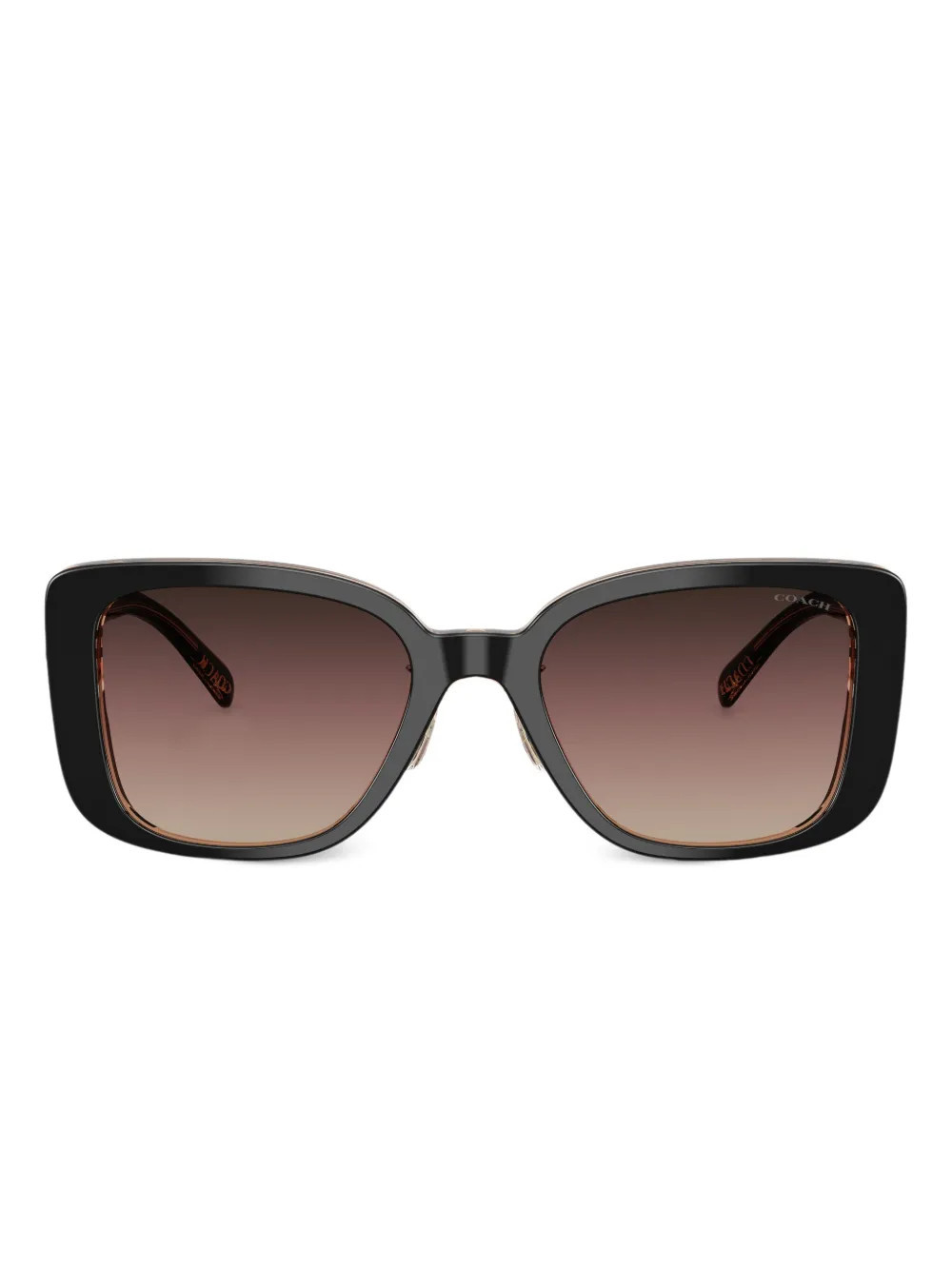 Coach oversized-frame sunglasses - Black | Farfetch Global