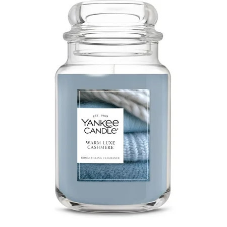 Yankee Candle Warm Luxe Cashmere Original Large Jar Scented Candles, 22 oz | Walmart (US)