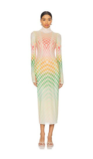 AFRM Shailene Midi Dress in Yellow. - size M | Revolve Clothing (Global)