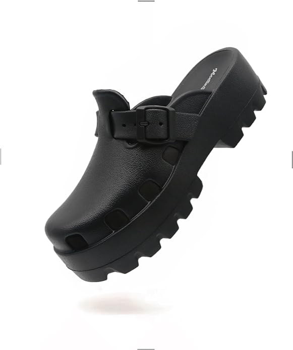 Meetinspace Platform Clogs for Women Stylish Mules Clogs with Thick Sole Quick Drying Comfortable... | Amazon (US)