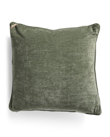 24x24 Textured Velvet Pillow | TJ Maxx