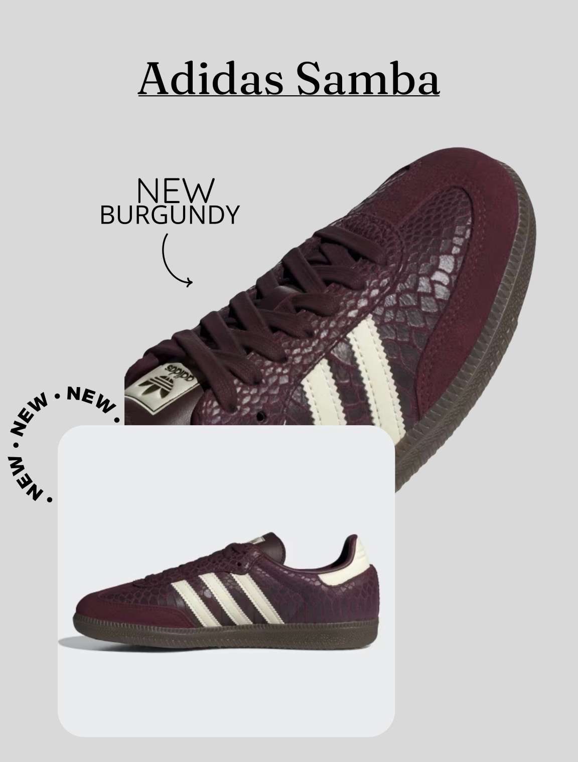 Adidas Samba Burgundy! New IN 

#LTKgrwm #LTKGiftGuide