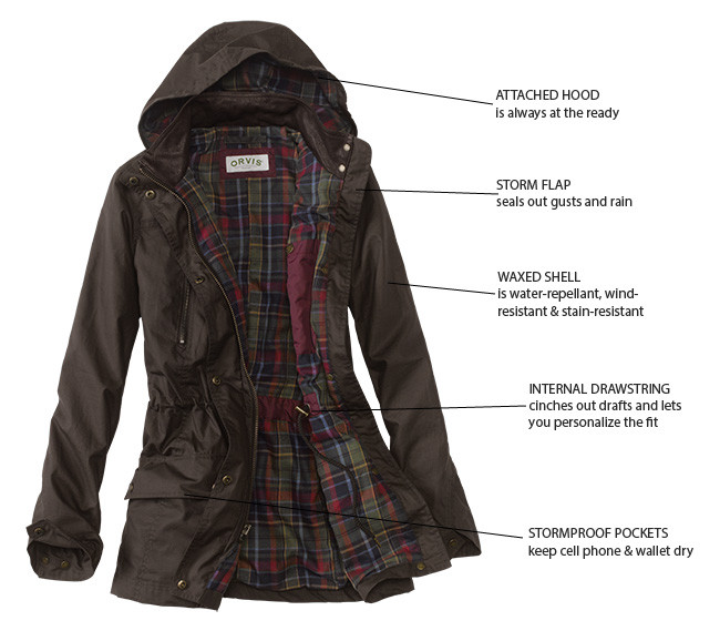 River Road Waxed Cotton Jacket | Orvis (US)