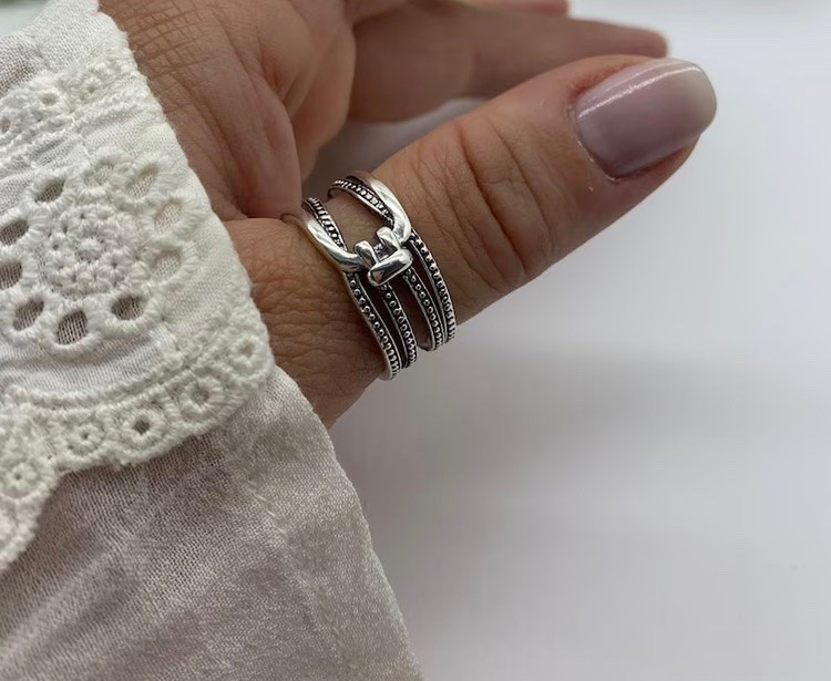Layered thumb ring. Cute, simple and elegant.  #ad

#LTKBeauty