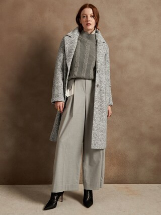Long Knit Coat | Banana Republic Factory