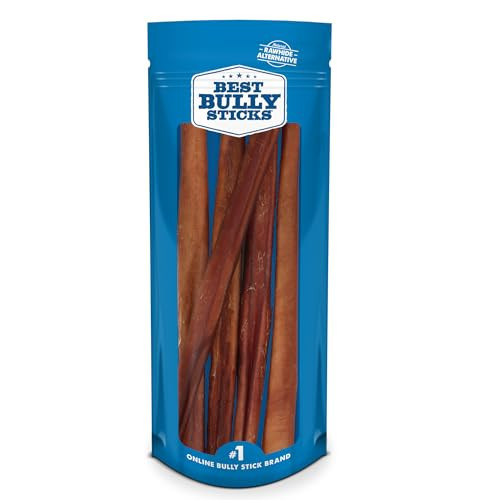 Best Bully Sticks Thick Bully Sticks Dog Chews, 12", 5 Count | Amazon (US)