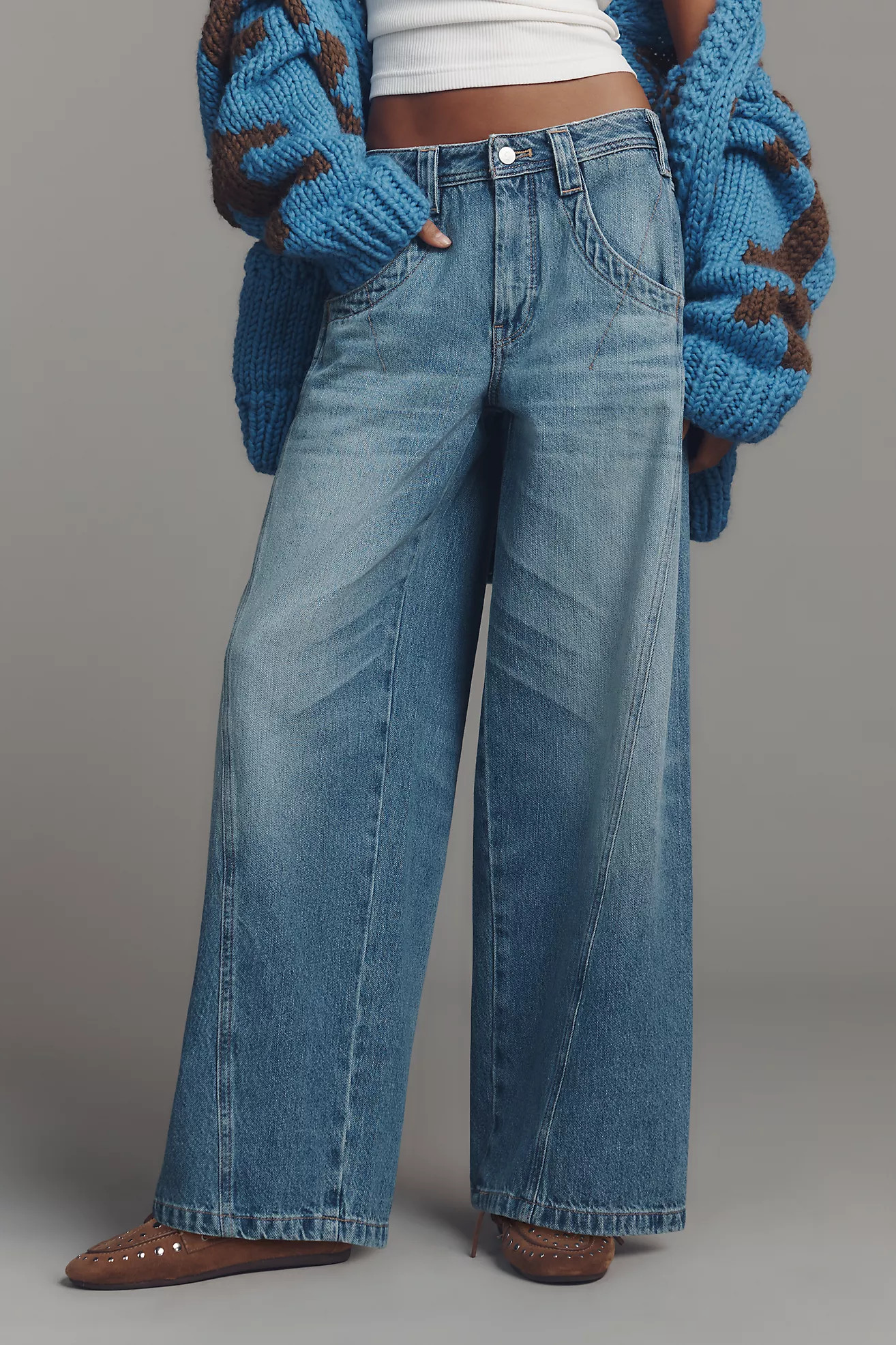 Pilcro High-Rise Tapered Jeans | Anthropologie (US)