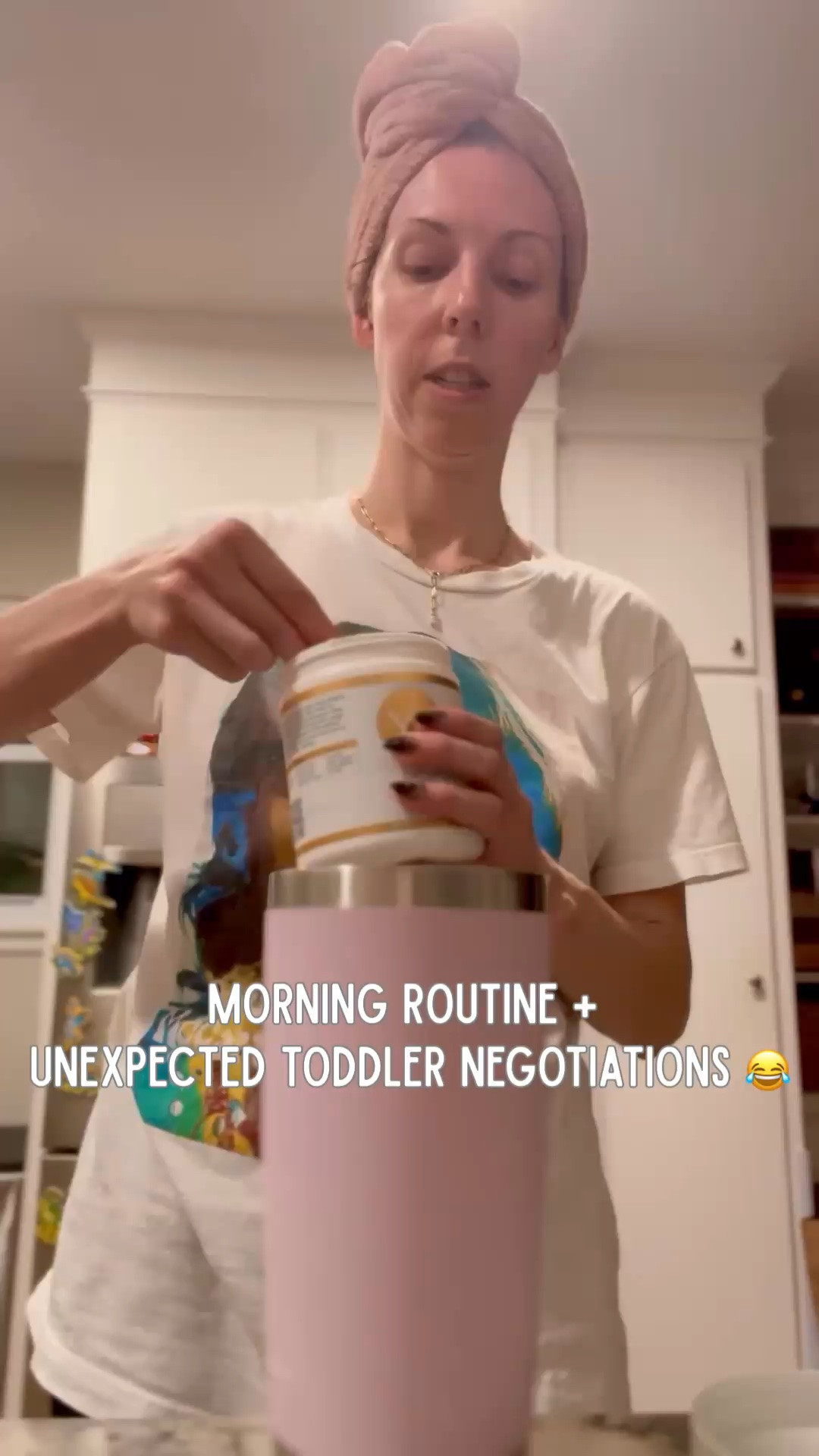 Every morning starts the same:
making my Yū drink, taking my little powder shots, and having the most random conversations with Aiden 😂☀️

Today’s topic? Why we apparently need a baby cat.

Current lineup:
✨ Hydrate + Collagen drink
✨ Balance + Probiotic shots
✨ Toddler negotiations

#MomLife #ToddlerMom #MorningRoutine #WellnessRoutine #RelatableMomContent
