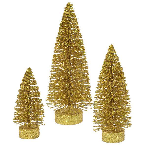 Vickerman Glitter Tree Set Tabletop Artificial Christmas Tree | Target
