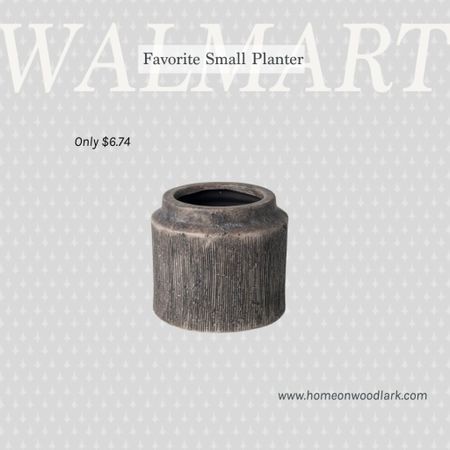 Daily Find:  Walmart planter. This planter looks so expensive but is only $6!!!  I have one in my home.  

Walmart planter.  Walmart decor.  Walmart vase.  

#LTKfindsunder50 #LTKSeasonal #LTKhome