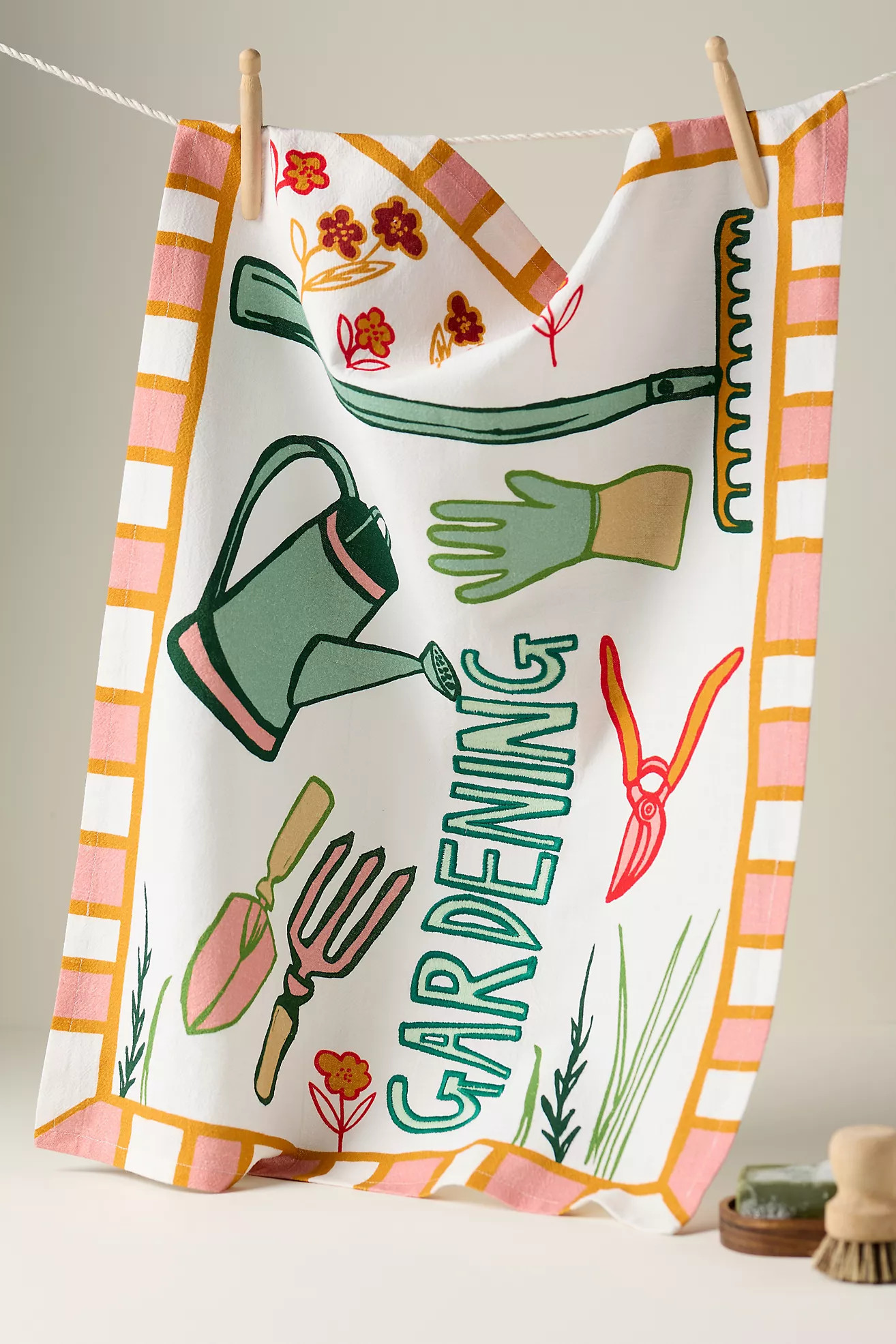 Amuse La Bouche Gardening Tea Towel | Anthropologie (UK)