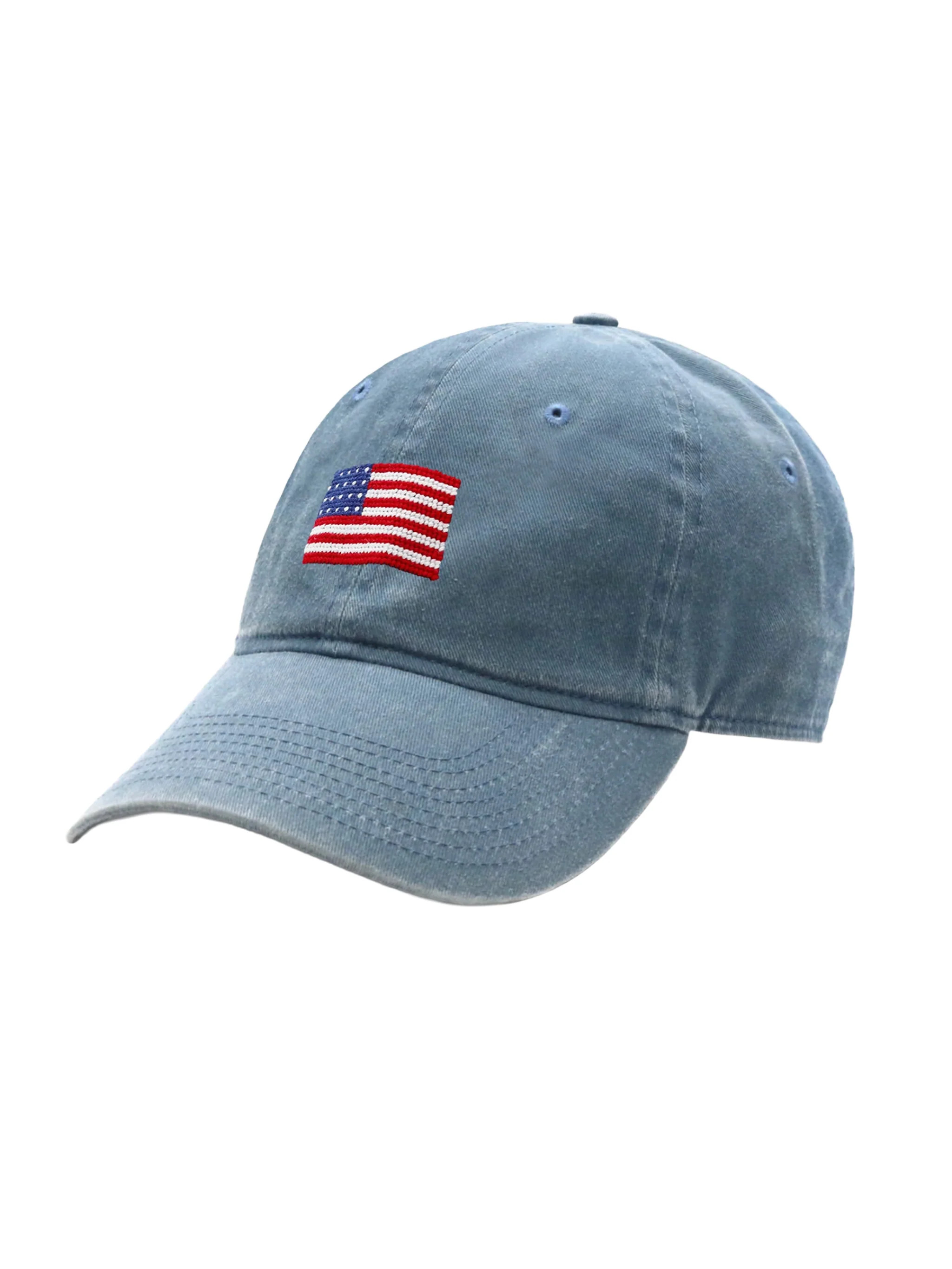Smathers & Branson American Flag Needlepoint Hat | Weston Table
