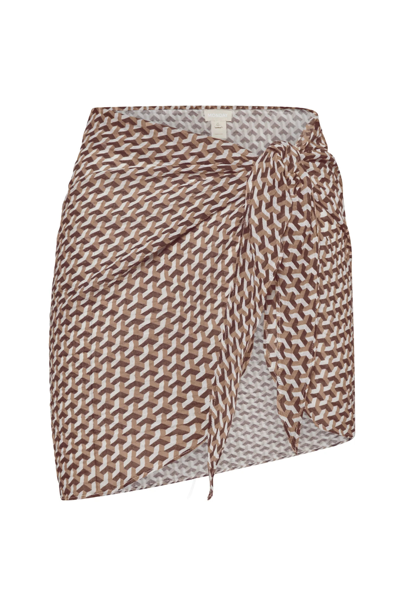 South Beach Sarong - Husk Geo | Monday Swimwear