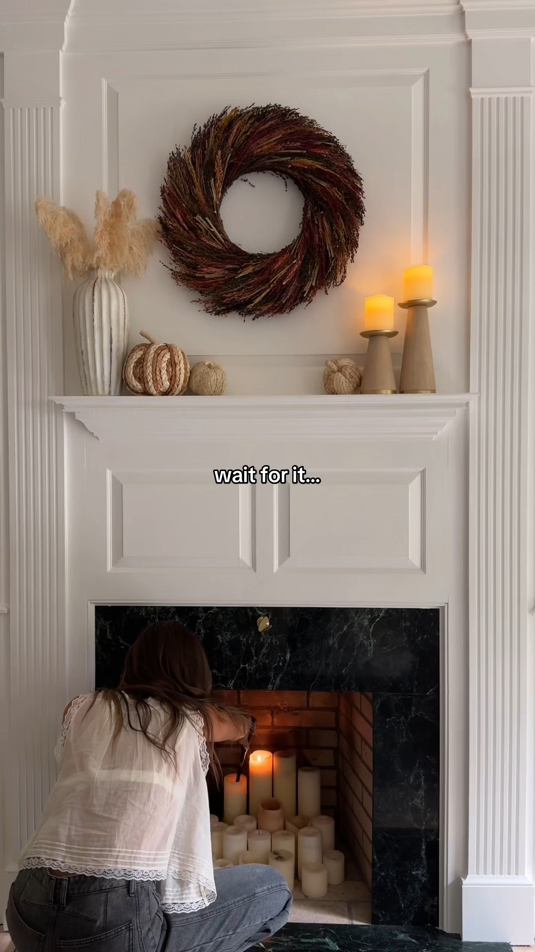 I LOVEE how much the new paint has cozied up the space!! Plus...it's just paint! Yes it took a lot of elbow grease but who knows maybe I'll change it again next fall 🤷🏻‍♀️ Which do you like better? PS: I'll stop posting about this one day I promise 🤣🤣 Just really happy with the results!!