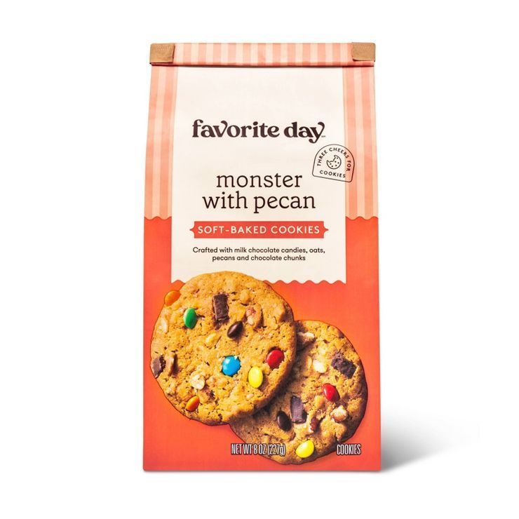 Soft Baked Monster Cookie with Pecans - 8oz - Favorite Day™ | Target