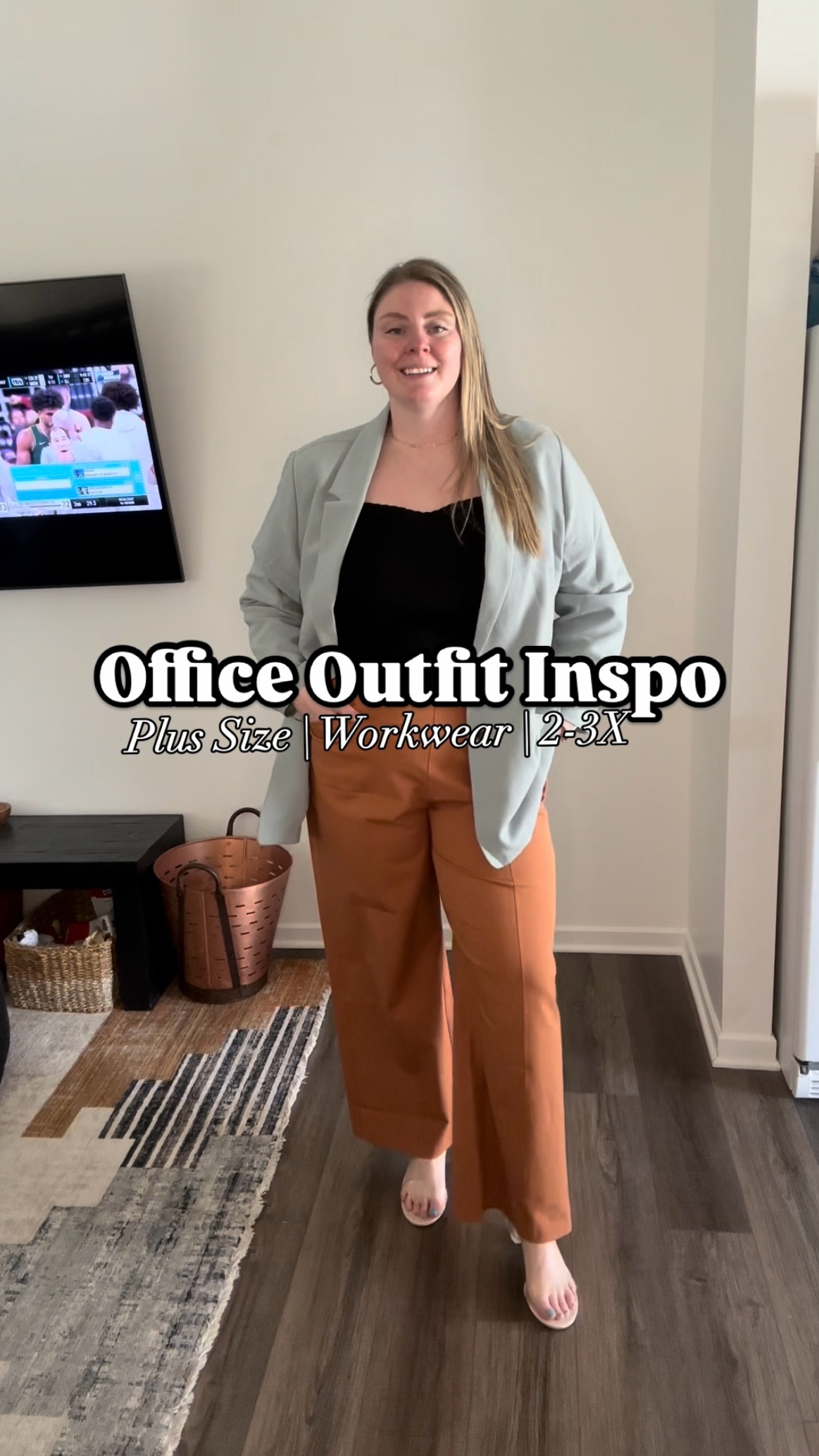 Another super cute and comfortable office outfit! Especially the girlies that have to dress business attire, this is it!

The pants are so stretchy and comfortable, literally feel like yoga pants, and the suit jacket is oversized and super chic. You could wear black flats with this look as well, if you’re not into heels. 

Sizing Details:
Black top - 3X
Pants - XXL Tall
Blazer - 3X (sold out of this color, linked another color) 

plus size fashion, affordable fashion, office wear, work wear, business, slacks, blazer

#LTKMidsize #LTKPlusSize #LTKWorkwear