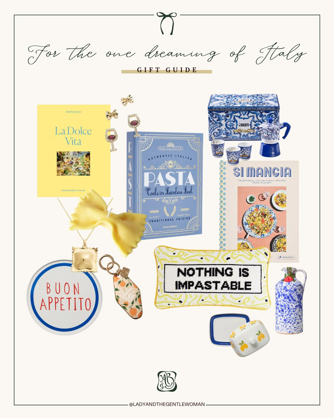 gift ideas italy edit // lovers of italy // italian inspired gifts 

 #LTKGiftGuide #LTKHoliday #LTKSeasonal