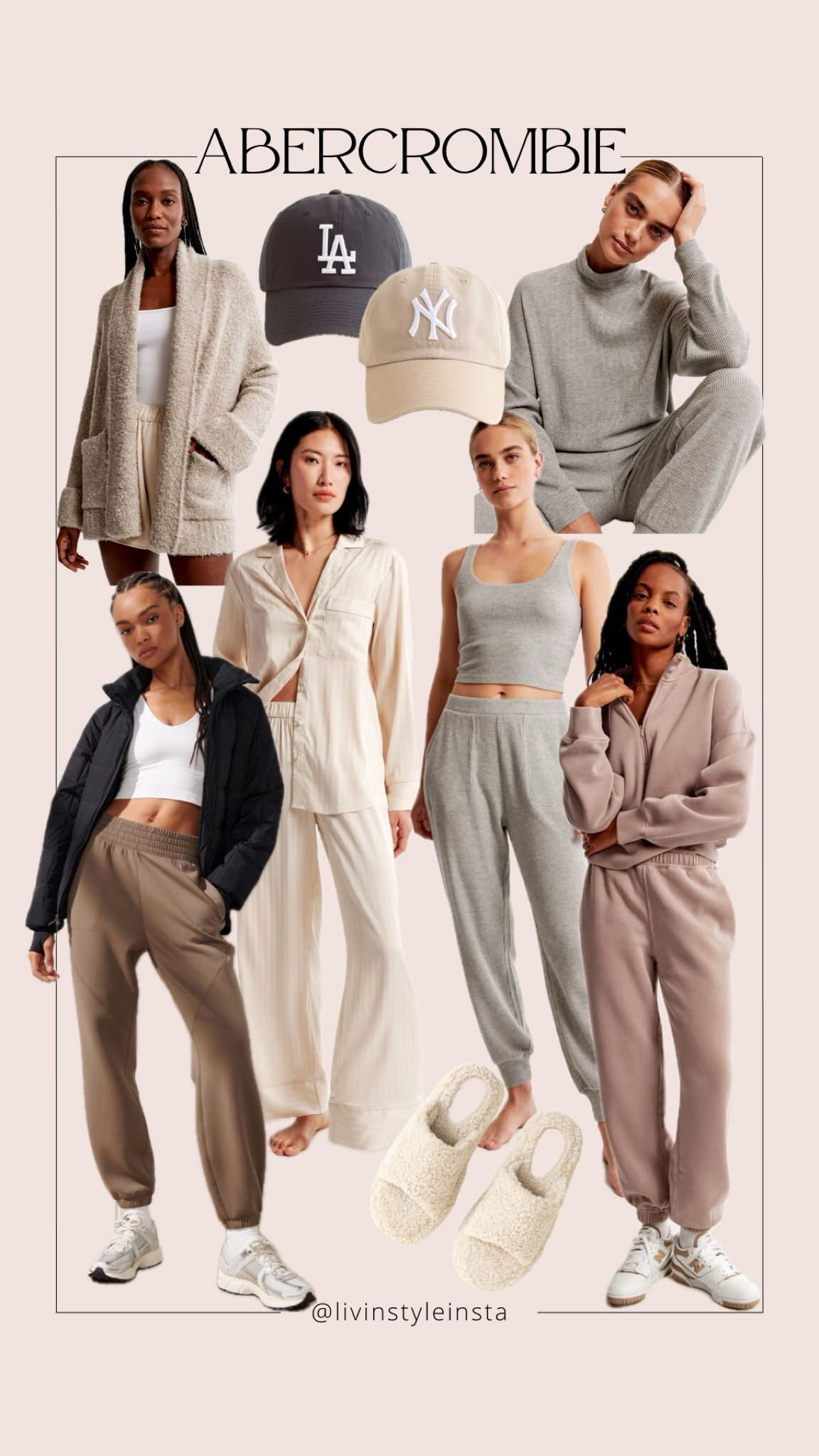 Abercrombie has so many cozy items right now! I’m loving these pajama sets and sweat sets. And this winter coat is SO warm!!! The slippers are super comfy. And of course with my comfy look I typically have a ball cap on!
#gifts for her

#LTKfitness #LTKstyletip