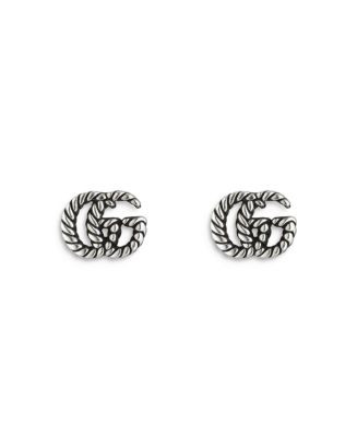 Sterling Silver Marmont Double G Stud Earrings | Bloomingdale's (US)