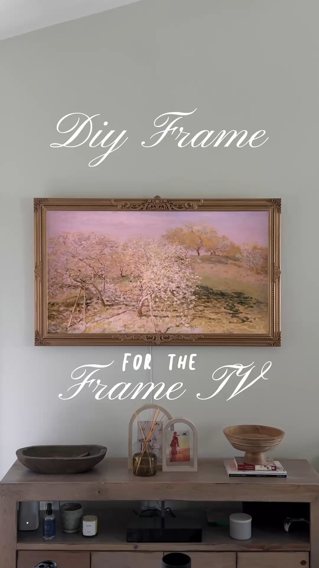 Easy (ish) DIY to make an antique frame for your frame TV - such a great way to elevate your space! 

#LTKSaleAlert #LTKFindsUnder100 #LTKHome