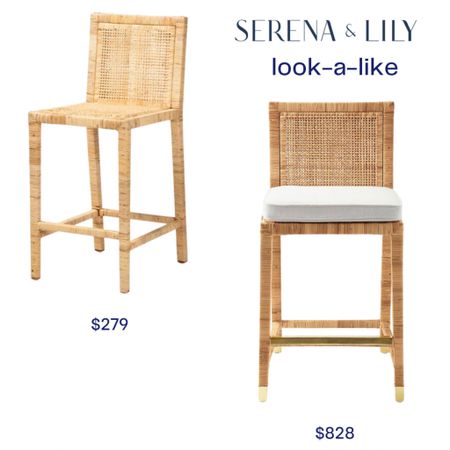 #serenaandlily dupe bar or counter stools from @wayfair 

#LTKFind #LTKfamily #LTKhome