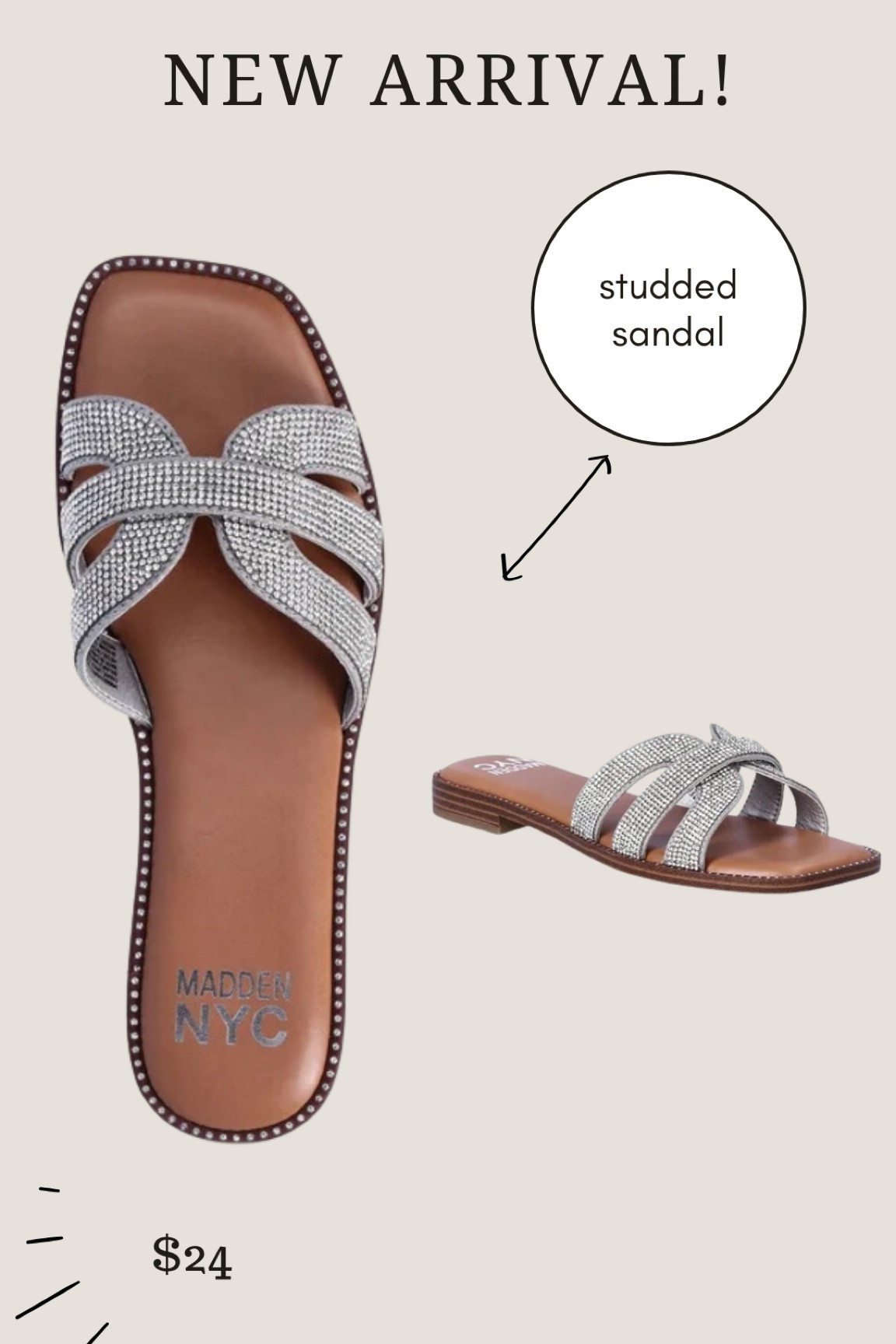 New arrival
Studded sandal
Spring break 2024

#LTKstyletip #LTKSpringSale #LTKfindsunder50