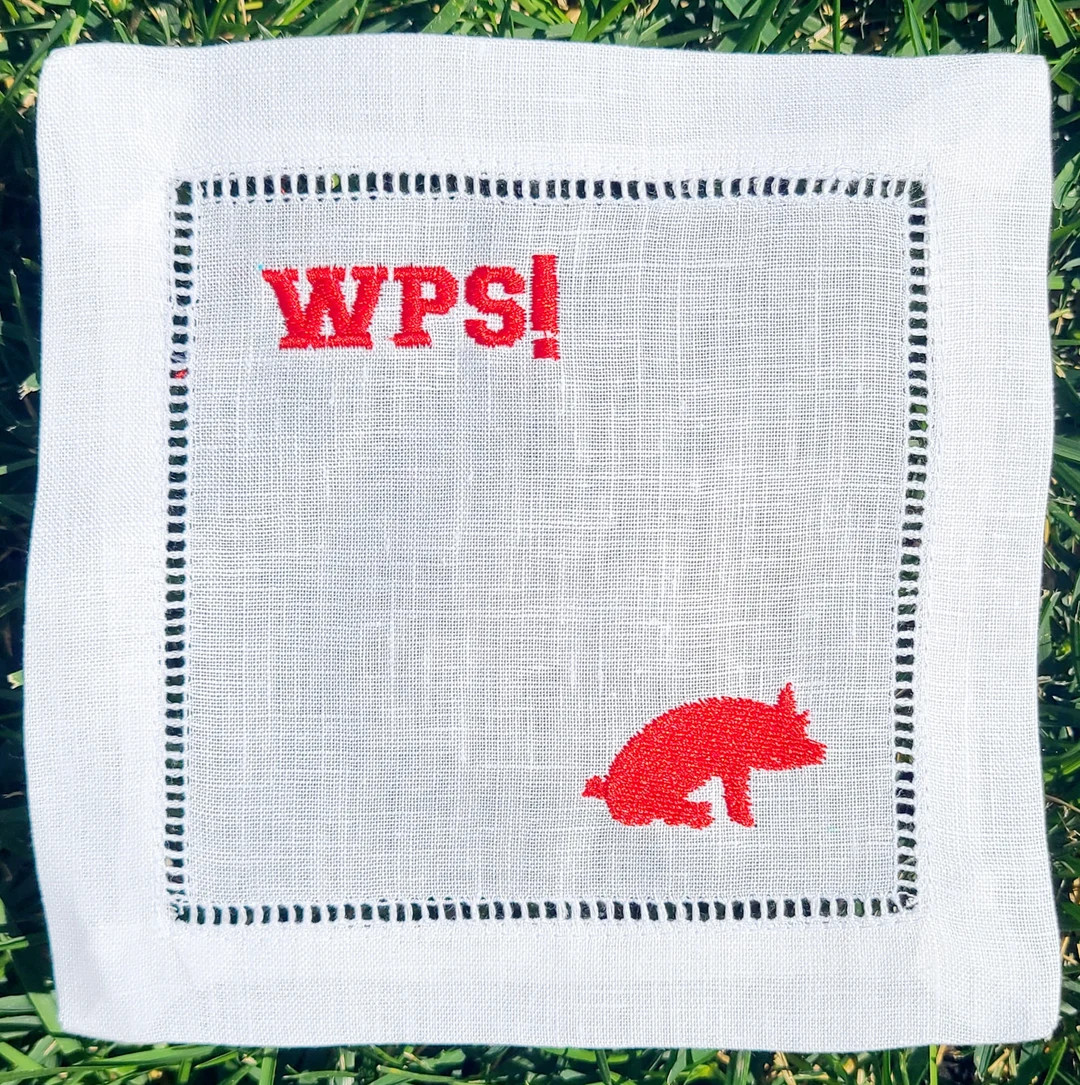 Woo Pig Sooie Tailgate Cocktail Napkins  Razorbacks - Etsy | Etsy (US)