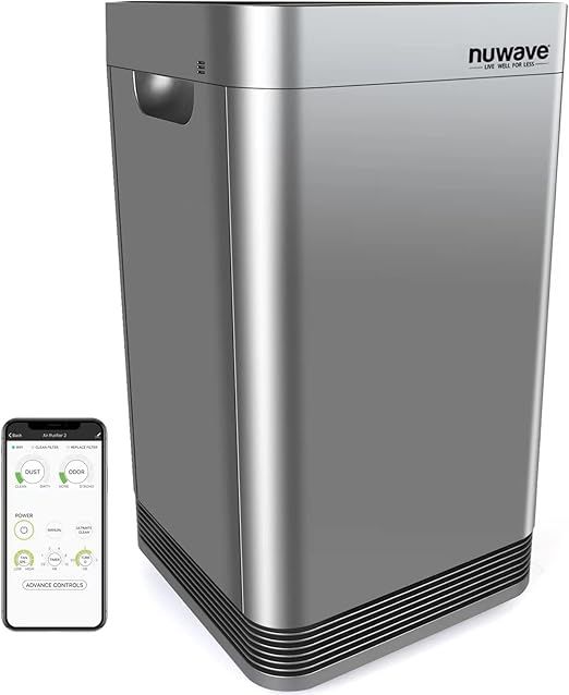 Nuwave OxyPure Smart Air Purifier Cleans X-Large Area up to 2,671sq ft, 5-Stage Filtration, Auto ... | Amazon (US)