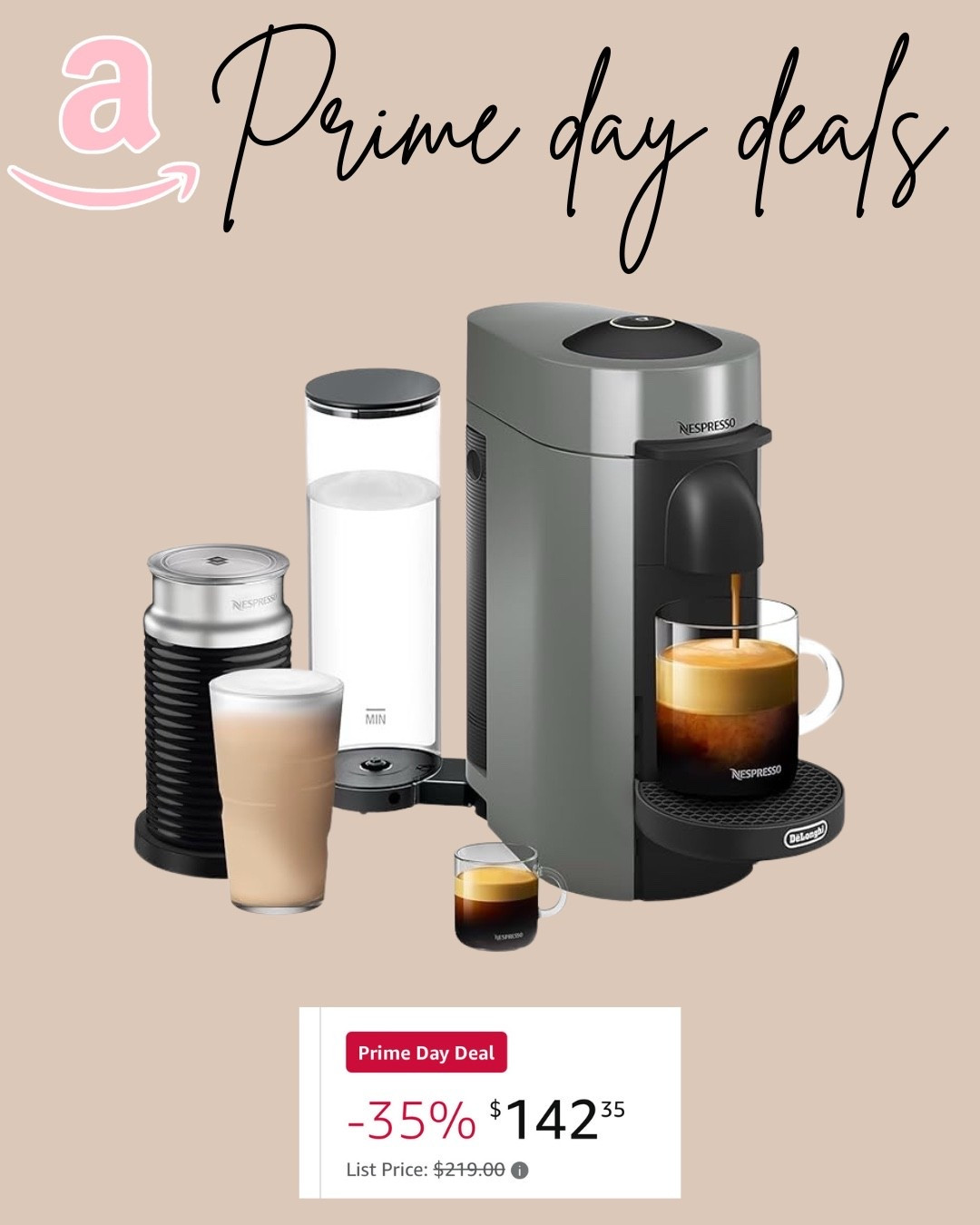 Amazon prime day 2025! 
Amazon deals, prime sale, prime deals, prime day deals, lightening deals, prime day 2025, Amazon finds, primeamazon 
Espresso machine, amazon home, coffee maker, Nespressoo

#LTKSaleAlert #LTKHome #LTKFamily
