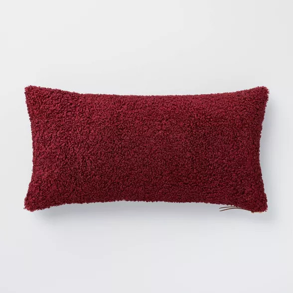 Boucle Throw Pillow with Exposed Zipper – Threshold™ designed with Studio McGee | Target