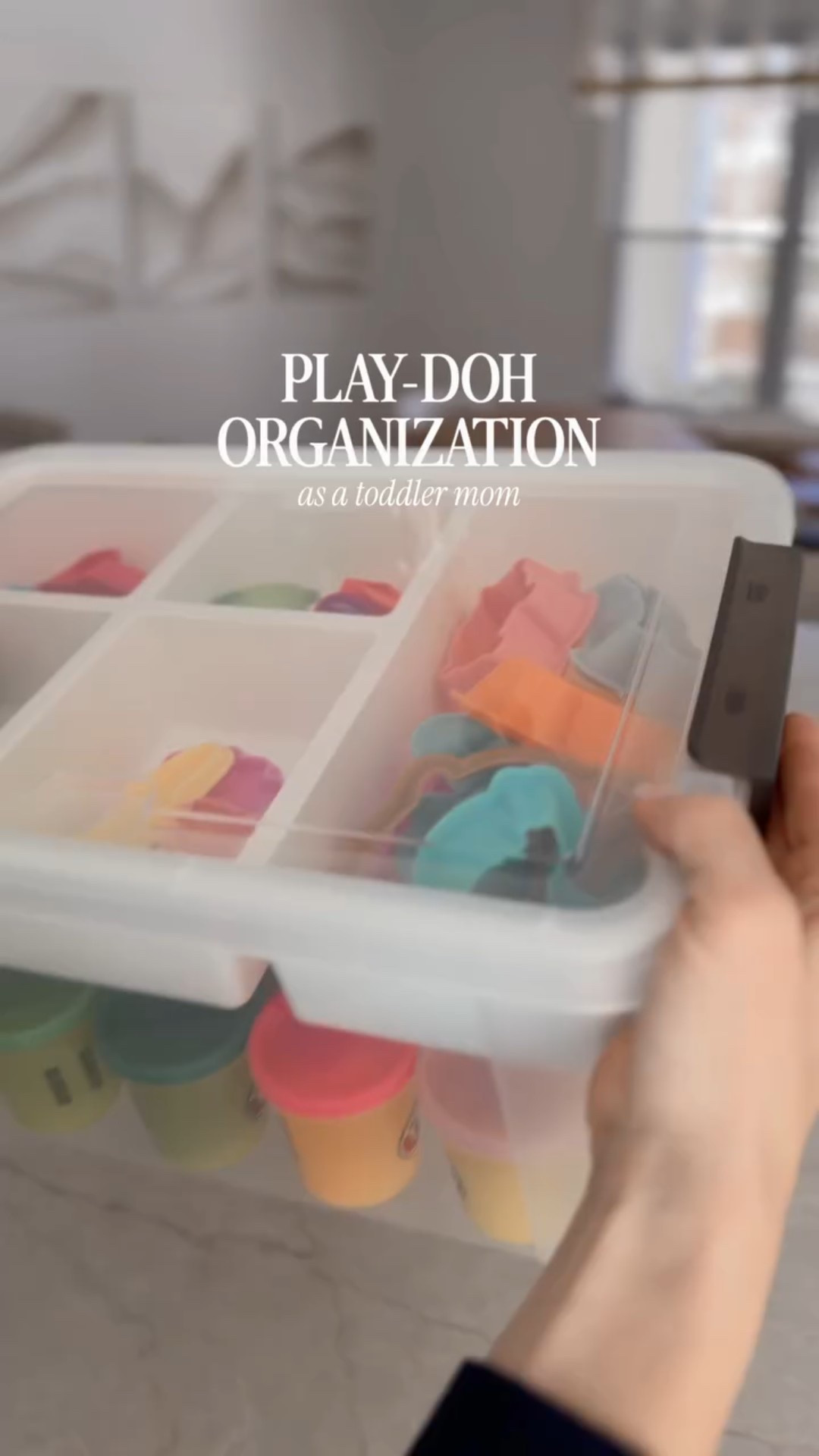 Organizing toddler play-doh!  Sharing our favorite play-doh accessories and organizer.


#toddlermom #toddlerorganization #playdoh #playdohstorage #momhacks

#LTKKids #LTKmomlife