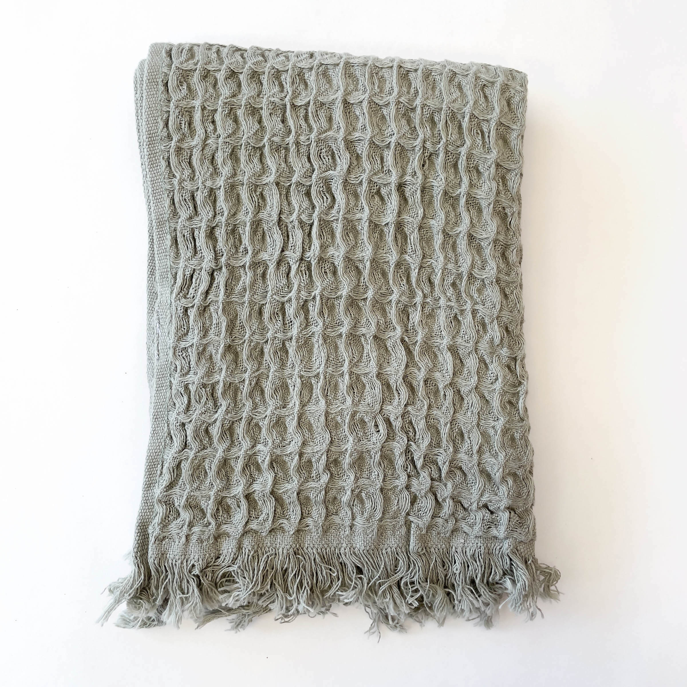 Heena Waffle Weave 100% Turkish Cotton Towel | The Loomia