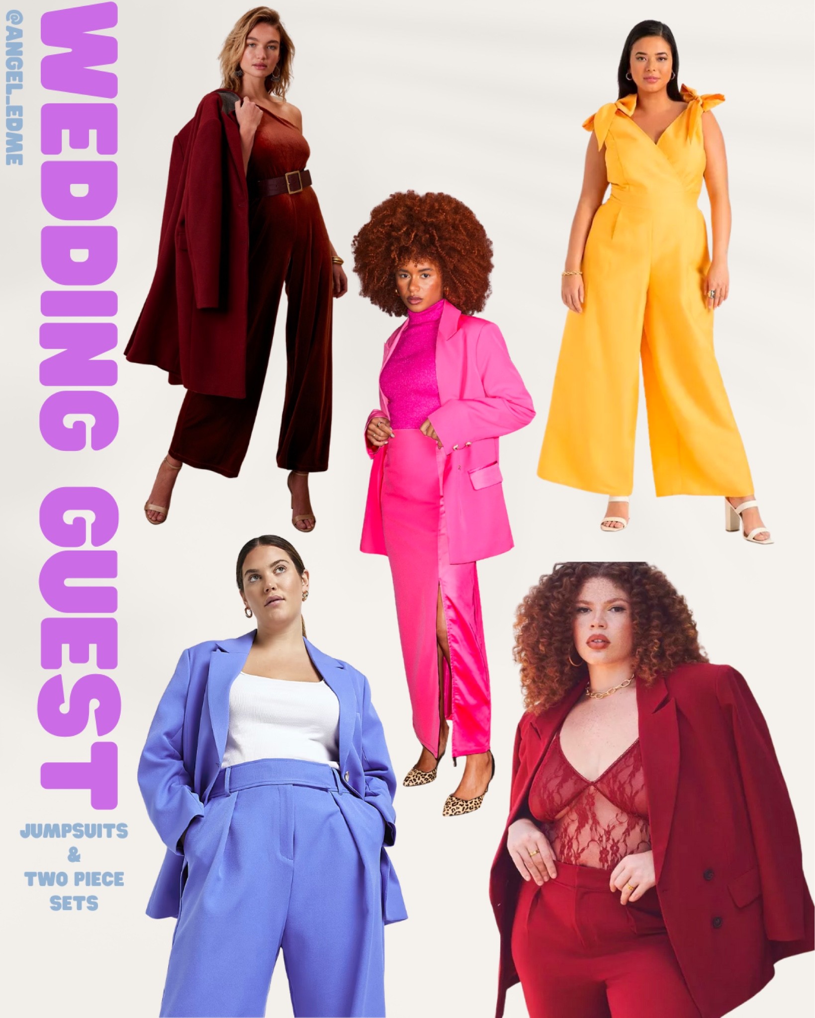 A twist on plus size wedding guest dresses. Here are some wedding guest jumpsuits and two pieces from Eloquii, Never Fully Dressed, Banana Republic Factory, and River Island




#plussize
#falloutfit
#sale
#weddingguestdress
#wedding

#LTKwedding #LTKcurves #LTKSeasonal