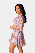 BuddyLove | Pollyanna Elastic Waist Mini Dress | Estate | BuddyLove