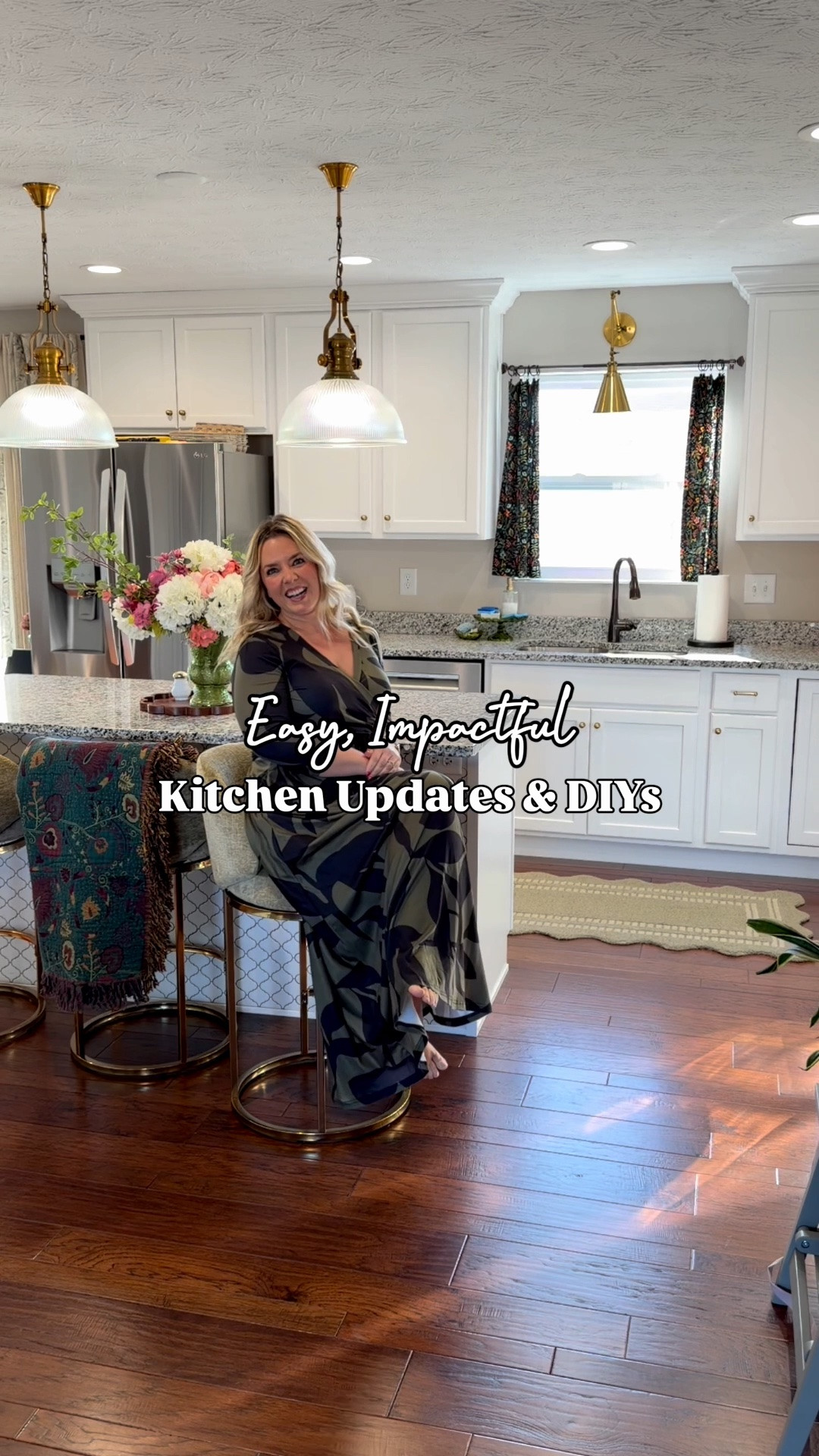 No power tools needed for these easy kitchen DIY upgrades!

Furniture painting tips:

Use discount code: popofcolorfmp at the Fusion Mineral paint website for the best furniture paint that requires no sanding!! I de-gloss (if a surface is shiny, it takes that top shiny coat off so the paint adheres without needing to sand!), paint & I also seal with a clear top coat. All my supplies are linked below! The green color I used is Bayberry!

#LTKHome