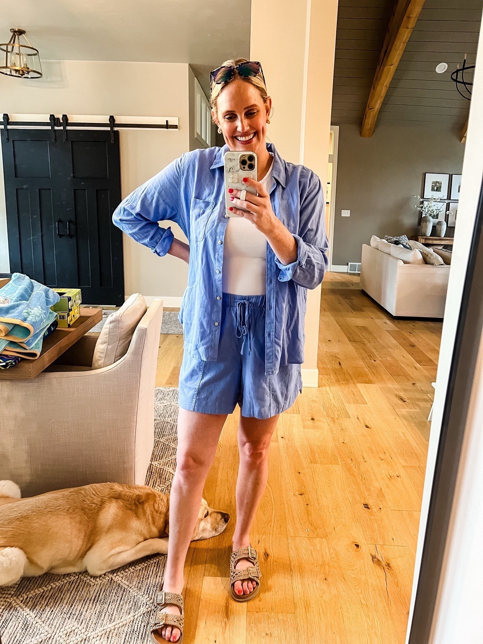 Linen sets are my favorite thing to wear during spring, they are so easy to style!This set is from Target & it’s so adorable & comfy 🙌🏼

#LTKShoeCrush #LTKStyleTip

