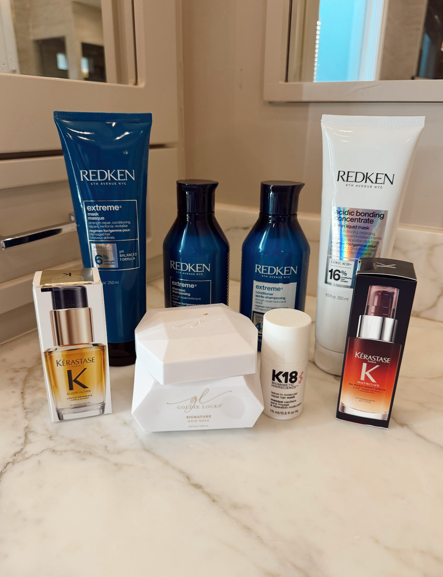 Hair repair reccs I'm testing out 💁🏼‍♀️ Give me that sleek, glossy, hydrated hair!

#LTKgrwm #LTKmorningroutine #LTKselfcare