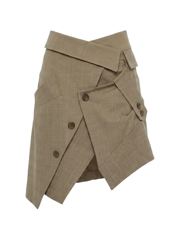 Banyan deconstructed mini skirt | Farfetch Global