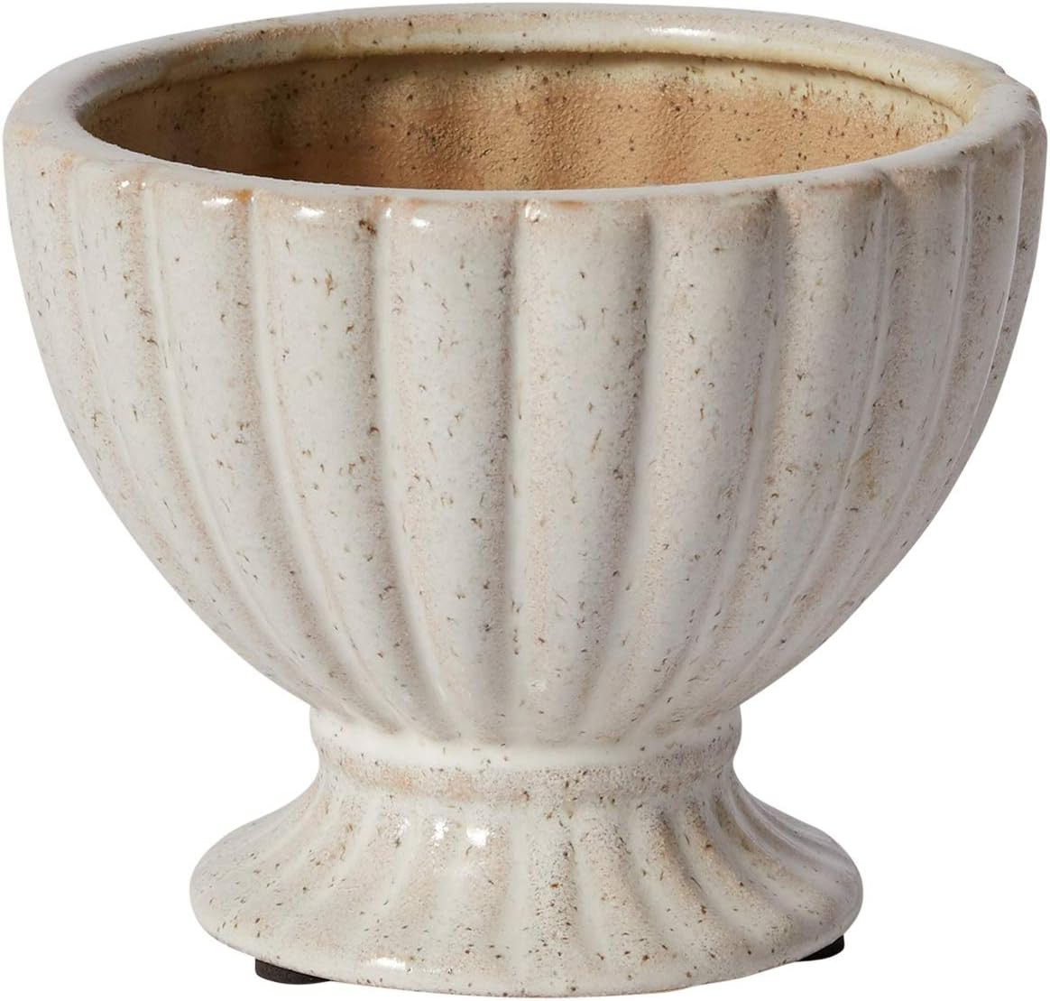 Coronation Ceramic Compote for Plant and Flowers (95760) Modern Vase Decor for Home or Office l I... | Amazon (US)