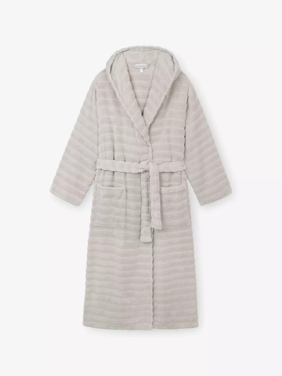 Relaxed-Fit Ribbed Cotton Robe | Selfridges